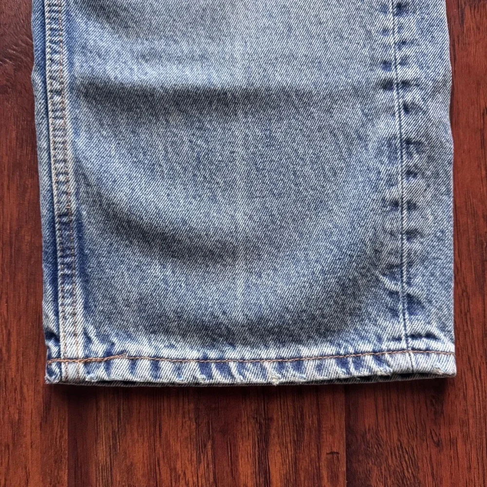 NWT Free People We The Free Deep Trance Dropped Boyfriend Jeans 26 Barrel Denim